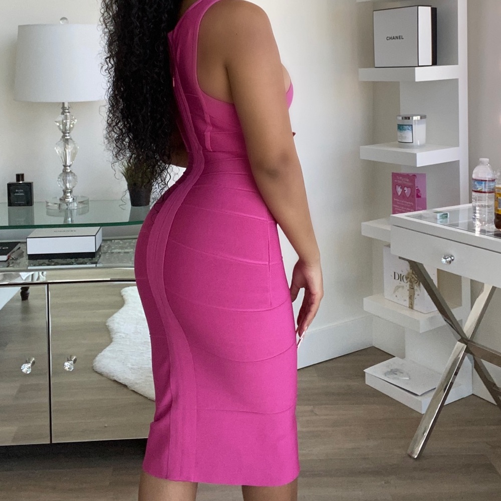 Herve Legar tight fitted dress